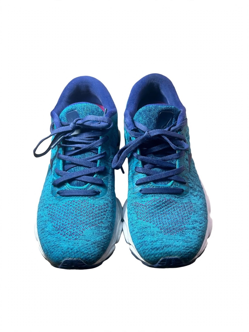 Women's Brooks Mizuno Wave Inspire Teal Knit Running Sneakers US 8.5